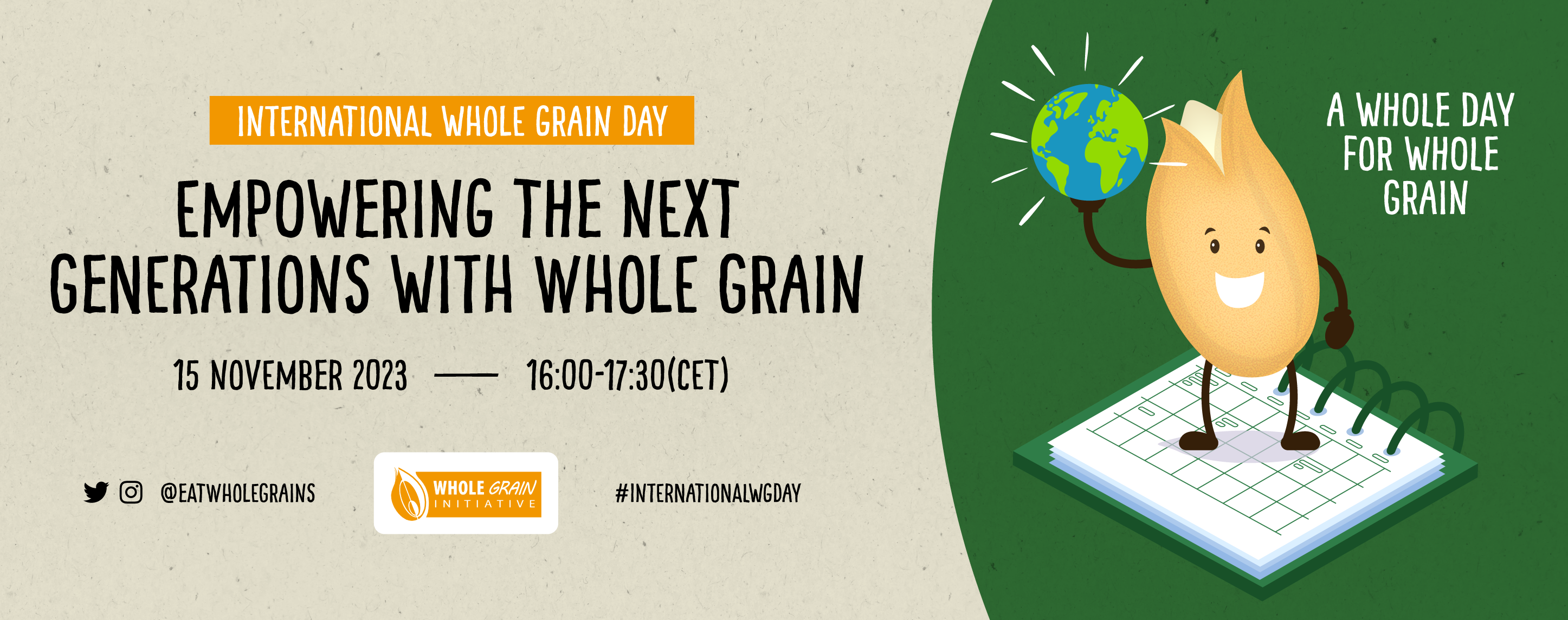 International Whole Grain Day 2023